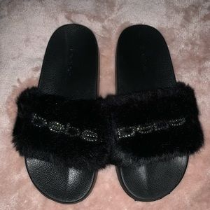 Bebe Fur Slides